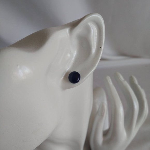 Handmade white polymer clay earrings. Boucles d'oreilles fait à la main - Picture 6 of 7